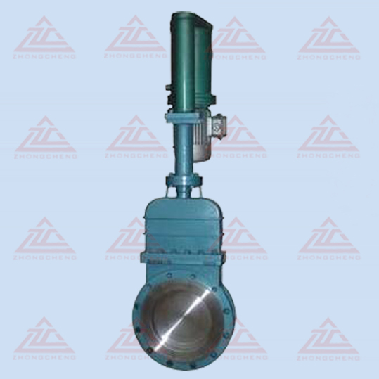 Electric & Hydraulic lidded knife  gate valve