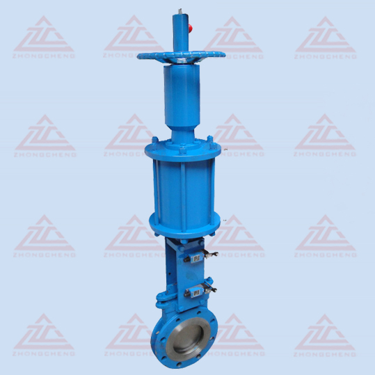 Manual & Pneumatic knife gate valve