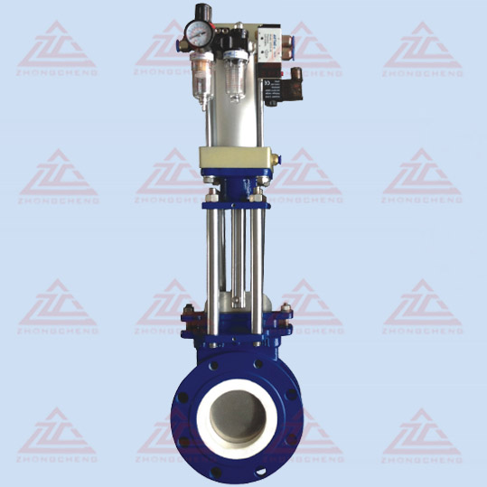 pneumatic knife gate valve