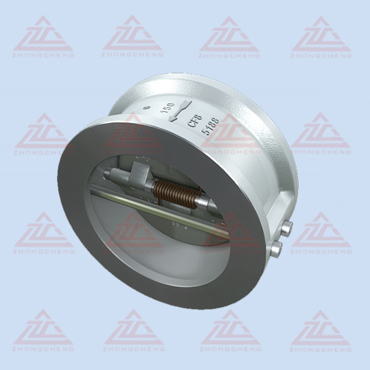 dual double disc swing check valve