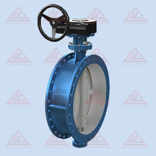 Tripe eccentric butterfly valve