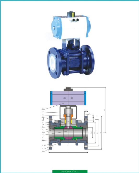 short type ceramic double disc gate valve